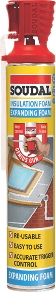 SOUDAL FLEXIBLE INSULATION FOAM ( GENIUS CAN) 750ML 